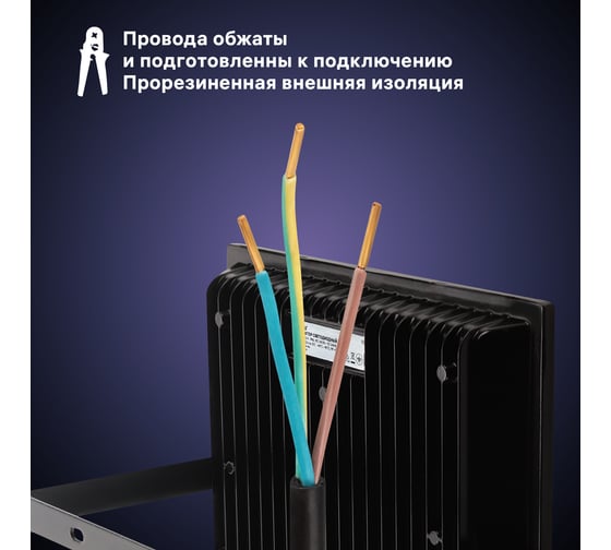 Светодиодный прожектор RITTER Profi гарантия 5 лет 100лм/Вт 100 Вт 2700К 53430 7