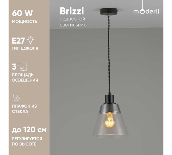 Подвесной светильник Moderli Brizzi V2782-1P