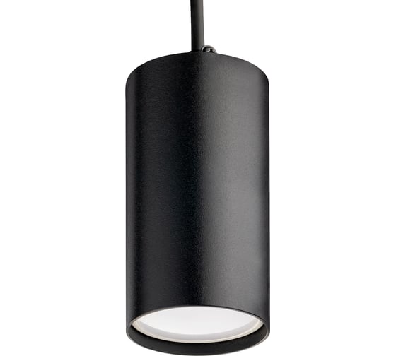 Трековый подвесной светодиодный светильник RITTER Artline цилиндр 55x100mm 2,6м2 GU10 230В алюминий черный 59928 3