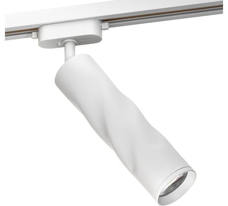 Трековый подвесной светодиодный светильник RITTER Artline поворотный цилиндр 55x200 10Вт 800Лм 4000К 230В алюминий белый 59704 3