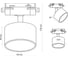 Трековый поворотный светильник RITTER Artline цилиндр 85x55mm GX53 230В алюминий золото 59860 6 13