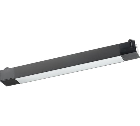 Трековый светодиодный встраиваемый светильник RITTER Artline линейный 340x35x40 20Вт 1400Лм 4000К 230В алюминий черный 59720 3