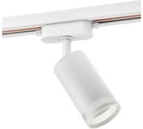Трековый поворотный светильник RITTER Artline цилиндр 55x100mm GU10 230В 4м.кв алюминий/пластик белый 59879 8