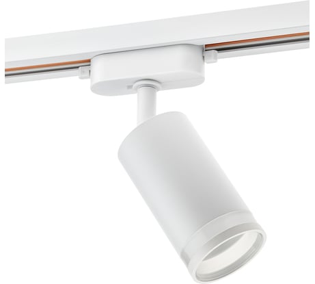 Трековый поворотный светильник RITTER Artline цилиндр 55x100mm GU10 230В 4м.кв алюминий/пластик белый 59879 8