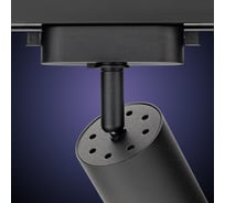 Трековый поворотный светильник RITTER Artline цилиндр 55x100mm GU10 230В алюминий черный 4м2 59876 7