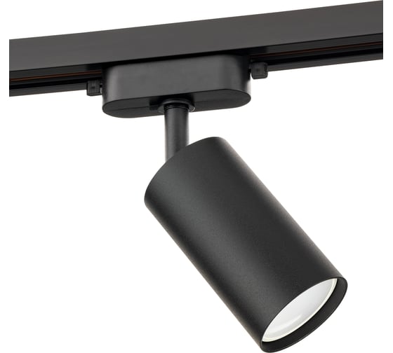 Трековый поворотный светильник RITTER Artline цилиндр 55x100mm GU10 230В алюминий черный 4м2 59876 7