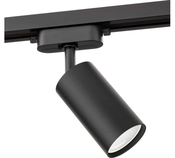Трековый поворотный светильник RITTER Artline цилиндр 55x100mm GU10 230В алюминий черный 4м2 59876 7