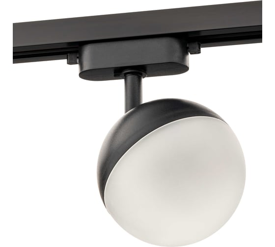 Трековый поворотный светильник RITTER Artline шар 100x100x75mm GX53 230В алюминий черный 59926 9