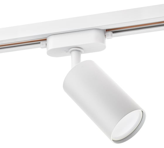 Трековый поворотный светильник RITTER Artline цилиндр 55x100mm GU10 230В алюминий белый 59875 0