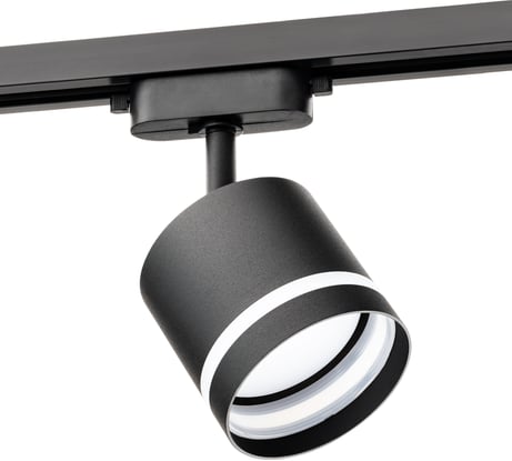Трековый светильник RITTER Artline поворотный цилиндр 85x80mm GX53 230В алюминий/пластик 4м2 черный 59866 8