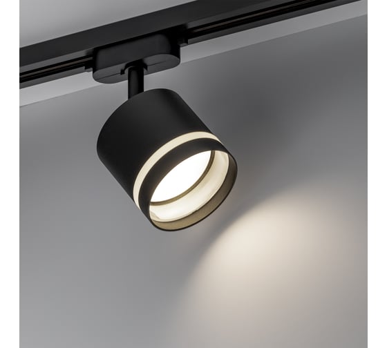 Трековый светильник RITTER Artline поворотный цилиндр 85x80mm GX53 230В алюминий/пластик 4м2 черный 59866 8