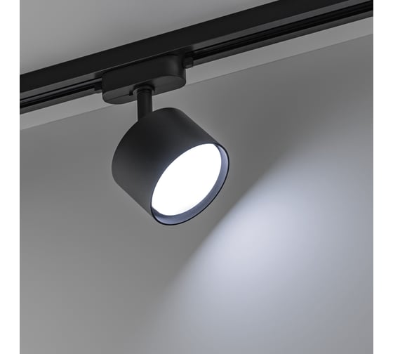 Трековый поворотный светильник RITTER Artline цилиндр 85x55mm GX53 230В алюминий 4м2 черный 59858 3