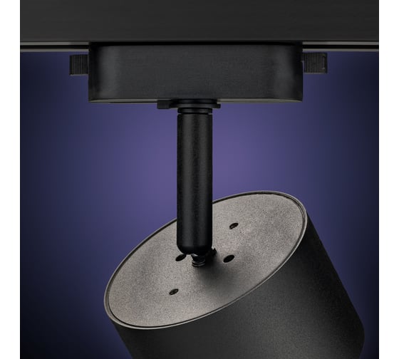 Трековый поворотный светильник RITTER Artline цилиндр 85x55mm GX53 230В алюминий 4м2 черный 59858 3