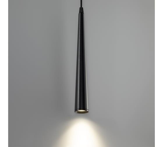 Трековый подвесной светодиодный светильник RITTER Artline конус 40x300mm 12Вт 960Лм 4000К 230В алюминий черный 59713 5