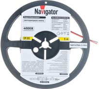 Лента Navigator СД 71 408 NLS-3528W120-9.6-IP20-12V R5 5 м 71408