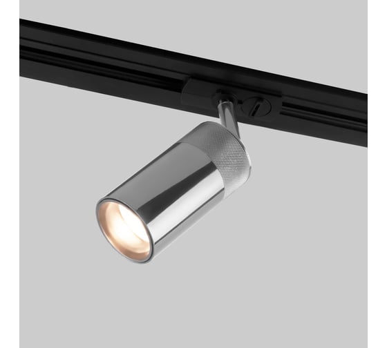 Потолочный однофазный светодиодный светильник Elektrostandard riffe 9w 4200k никель a061662