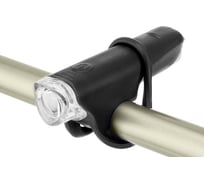 Фонарь STELS JY-267-G передний на руль, 1 суперяркий светодиод, пластик, черный LU073728