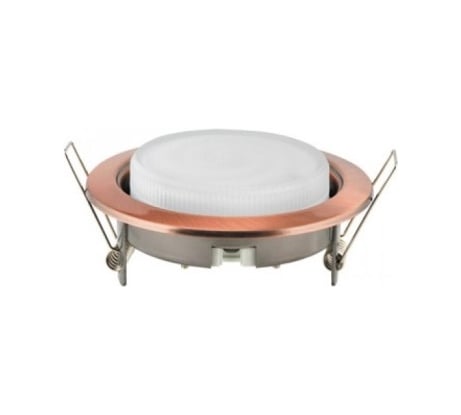 Металлический встраиваемый светильник, бронза Camelion FM1-GX53-BZ 11392