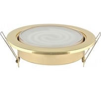 Металлический встраиваемый светильник, золото Camelion FM1-GX70-G 11393