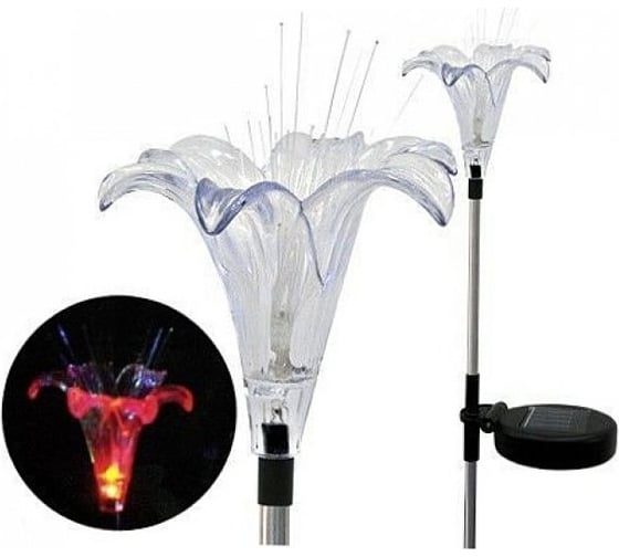 Светильник с солнечной батареей Лилия 1 Led Camelion SG-112 11614