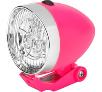 Передний фонарь STELS JY-592 3 светодиода, серебристо-розовый LU083452