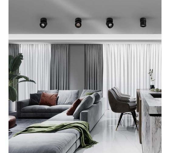 Накладной светильник LOFT IT Tictac 10180 Black