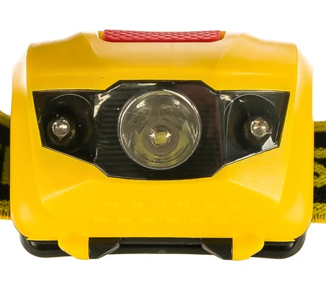 Налобный светодиодный фонарь STAYER MASTER 1Вт, 80Лм +2LED, 4 режима, 3ААА 56568