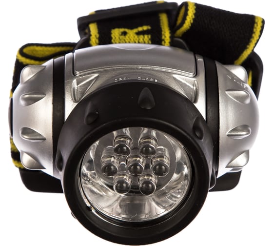 Налобный светодиодный фонарь STAYER STANDARD 7LED, 3 режима, 3ААА 56572