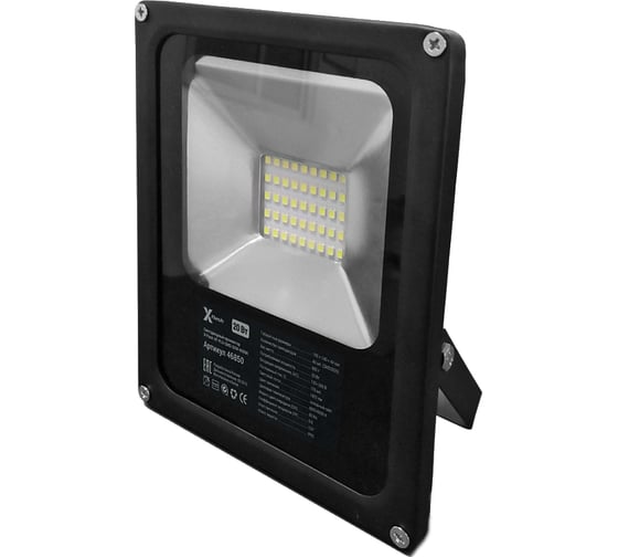 Светодиодный тонкий прожектор X-flash XF-FLS-SMD-20W-6500K 46850 1