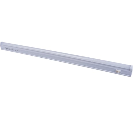 Линейный светодиодный светильник ЭРА LLED-01-08W-4000-W 8Вт 4000K L574мм с выключателем Б0017425