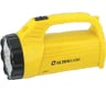 Аккумуляторный фонарь Ultraflash LED3819CSM 220В, 9LED +12SMD LED, 2 реж, желтый 12102