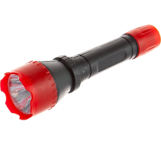 Фонарь Ultraflash 6102-ТН красный, 1LED, 1 режим, 2XR6 11787