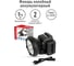 Налобный аккумуляторный фонарь 220В, черный, 0.5Вт LED, 2 режима Ultraflash LED5366 11649 9