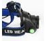 Налобный аккумуляторный фонарь Ultraflash E150 220В, черный, CREE 3Вт, фокус, 2 аккум. 18650, 3 режима 12188 6