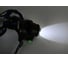 Налобный аккумуляторный фонарь Ultraflash E150 220В, черный, CREE 3Вт, фокус, 2 аккум. 18650, 3 режима 12188 16
