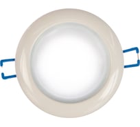 Влагозащищенный светильник MR16,12V/220V, 50W ЭРА WR1 WH Б0005214