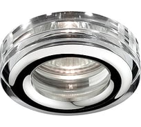 Влагозащищенный светильник MR16,12V/220V, 50W ЭРА WR3 CH/SL Б0009343