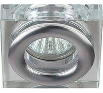Влагозащищенный светильник MR16,12V/220V, 50W ЭРА WR4 CH/SL Б0009344