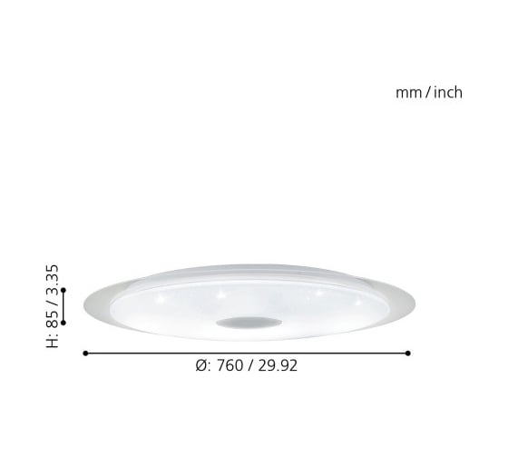 Накладной светильник ПРОМО Eglo MORATICA-A 98223