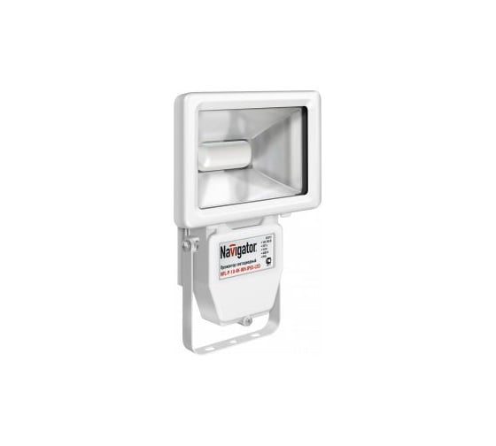 Светодиодный прожектор Navigator 94 627 NFL-P-10-4K-WH-IP65-LED аналог ИО 100Вт Navigator 4607136946279 260627 1