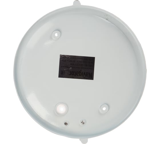 Влагозащищенный светильник Navigator 94 803 NBL-R2-60-E27/WH НПБ 1302 белый круг с решеткой 60Вт IP54 94803