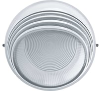 Влагозащищенный светильник Navigator 94 819 NBL-R3-100-E27/WH НПБ 1107 белый круг с ресничками 100Вт IP54 94819