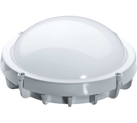 Влагозащищенный светильник Navigator 94 826 NBL-R1-12-4K-WH-IP65-LED аналог НПП 1101 белый круг 94826
