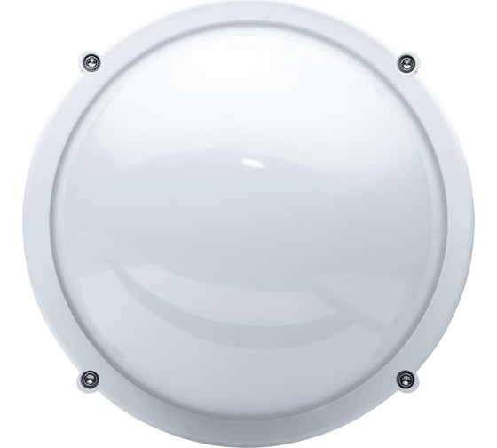 Влагозащищенный светильник Navigator 94 826 NBL-R1-12-4K-WH-IP65-LED аналог НПП 1101 белый круг 94826