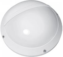 Влагозащищенный светильник Navigator 94 844 NBL-PR3-12-4K-WH-SNR-LED аналог НПБ 1107 белый круг с ресничками, с датчиком 4607136948440 263602