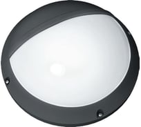 Влагозащищенный светильник Navigator 94 846 NBL-PR3-12-4K-BL-SNR-LED аналог НПБ 1107 черный круг с ресничками и датчиком 94846