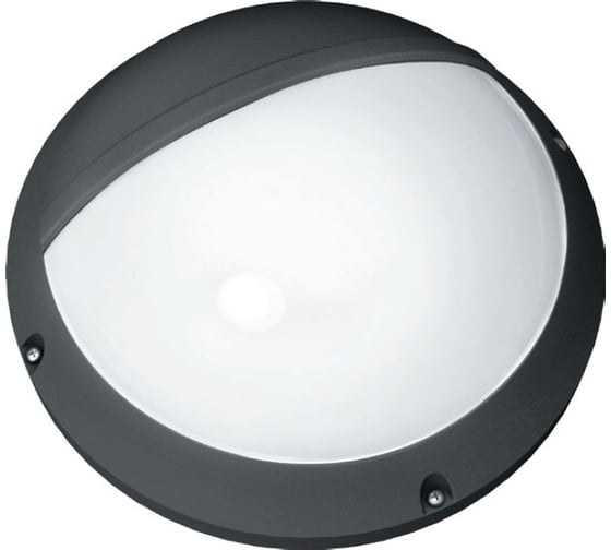 Влагозащищенный светильник Navigator 94 846 NBL-PR3-12-4K-BL-SNR-LED аналог НПБ 1107 черный круг с ресничками и датчиком 94846 1