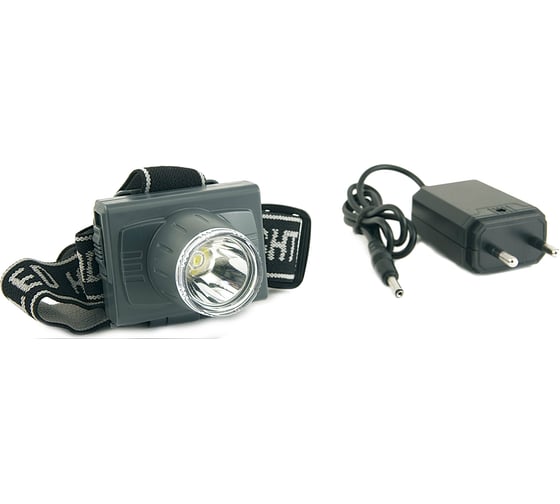 Налобный фонарь, 2W LED, Li-Ion аккум., 220В КРАСНАЯ ЦЕНА H-360 4606400616207