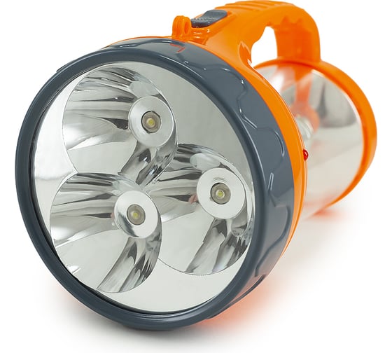 Аккумуляторный фонарь "Светлячок" КРАСНАЯ ЦЕНА 324 3LED 1W + кемпинг 24SMD 4606400615941