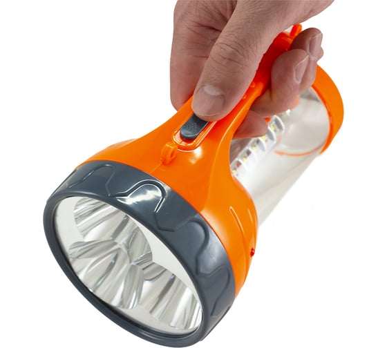 Аккумуляторный фонарь "Светлячок" КРАСНАЯ ЦЕНА 324 3LED 1W + кемпинг 24SMD 4606400615941